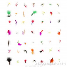 Outdoors Assorted Dry Fly Fishing Flies - 50pc by Wakeman 564755490